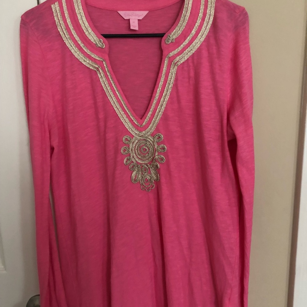 Lilly Pulitzer pink tunic medium